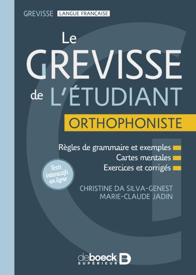 Couverture : Le Grevisse de l'étudiant orthophoniste