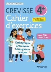 Couverture : Cahier Grevisse 4e (2021)