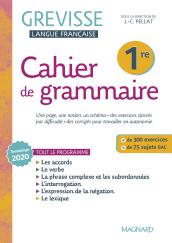 Couverture : Cahier Grevisse 1re (2022)
