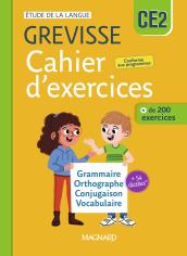 Couverture : Cahier d'exercices Grevisse CE2 (2026)