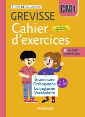Couverture : Cahier d'exercices Grevisse CM1 (2026)
