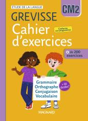 Couverture : Cahier d'exercices Grevisse CM2 (2026)