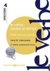 Couverture : Le verbe : modes et temps