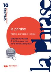Couverture : La phrase