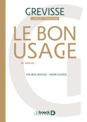 Couverture : Le Bon usage