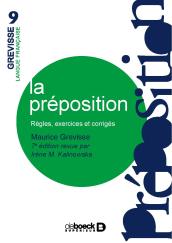 Couverture : La préposition