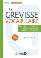 Couverture : Le Grevisse vocabulaire