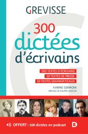 Couverture : 300 dictées d’écrivains