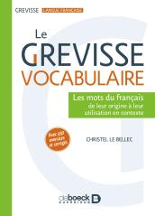 Couverture : Le Grevisse vocabulaire