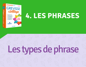 Les types de phrase