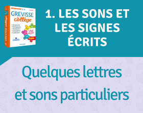 Quelques lettres et sons particuliers